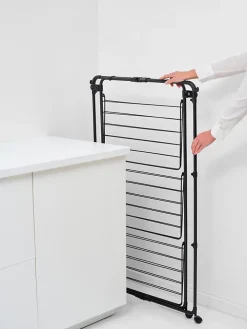 Brabantia Séchoir à linge Hangon Tower noir 23 m