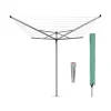 Etendoir À Linge|Brabantia Séchoir à linge parapluie 50 m d'étendage avec housse et douille, Topspin