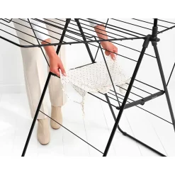 Etendoir À Linge|Brabantia Séchoir à linge pliant noir 20 m d'étendage, Hangon