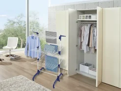 Etendoir À Linge|Leifheit Séchoir à linge tour 42 m 3 niveaux, possible demi-ouverture, Comfort Tower 420