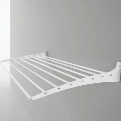 Foxydry Séchoir alu mural blanc pliant 116x50x10cm Fold 120