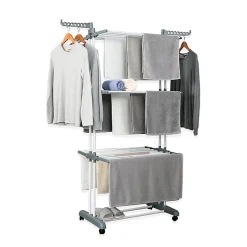 Etendoir À Linge|Herzberg Séchoir multifonctions 20m d'étendage gris HG8034-GRY
