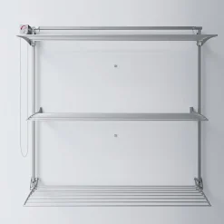 Foxydry Séchoir mural 3 grilles pliables 152x52x137 cm alu Tower 150