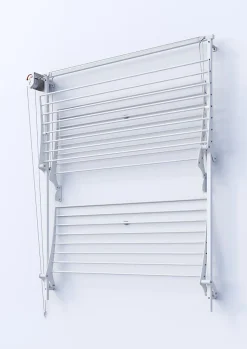 Foxydry Séchoir mural 3 grilles pliables 152x52x137 cm alu Tower 150