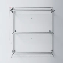 Foxydry Séchoir mural 3 grilles pliables 128x52x137 cm alu Tower 120