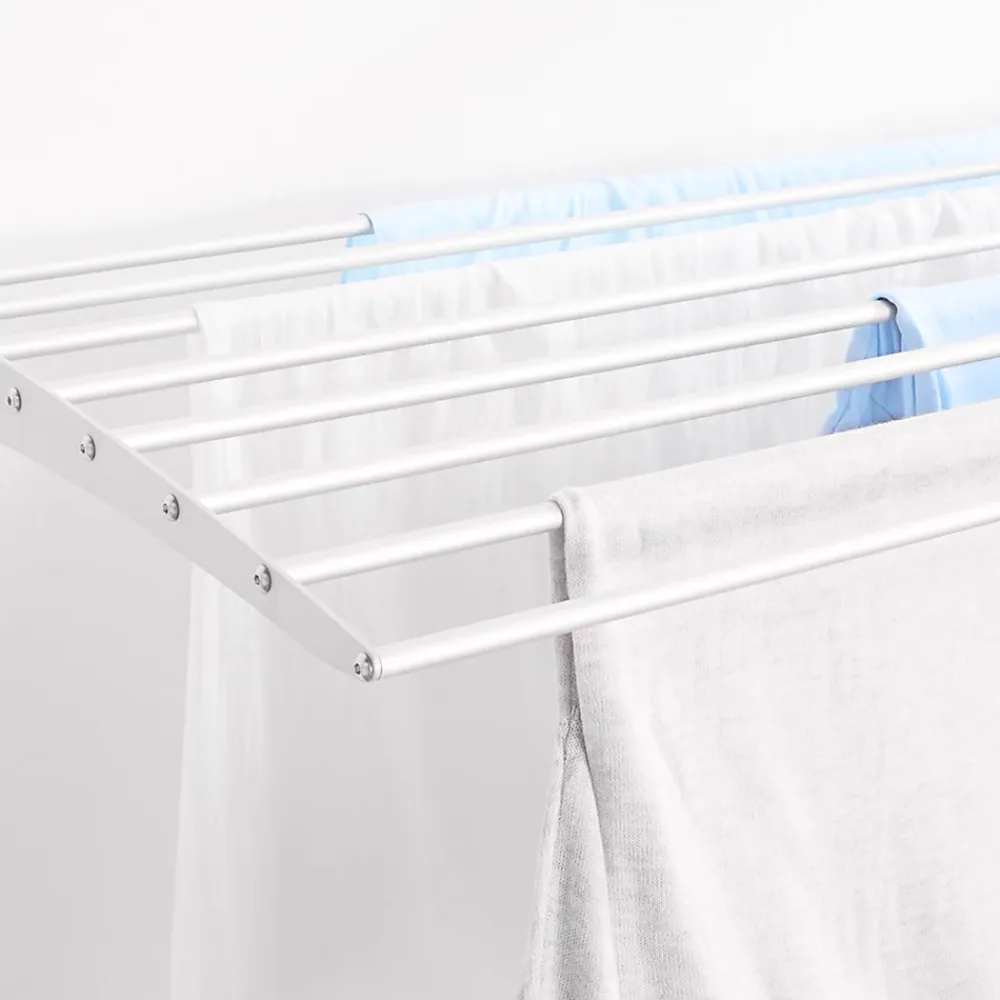 Etendoir À Linge|Foxydry Séchoir mural alu blanc clic 82x50x10cm Fold 80