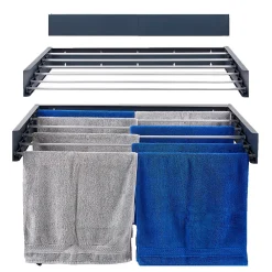 Foxydry Séchoir mural alu pliable 101x50x13cm anthracite Hide 100
