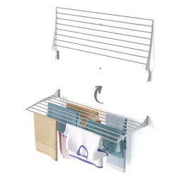 Foxydry Séchoir mural pliable alu 116x50x10cm Fold 120