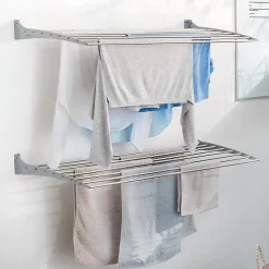Foxydry Séchoir mural pliable alu 116x50x10cm Fold 120