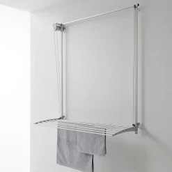 Etendoir À Linge|Foxydry Séchoir mural réglable 152x52x137 cm alu Wall 150