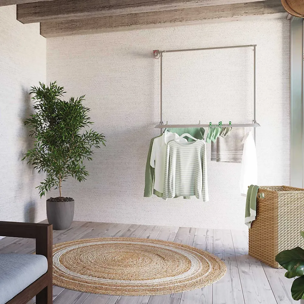 Etendoir À Linge|Foxydry Séchoir mural réglable 152x52x137 cm alu Wall 150