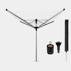 Etendoir À Linge|Brabantia Séchoir parapluie Lift-o-Matic Advance 50m