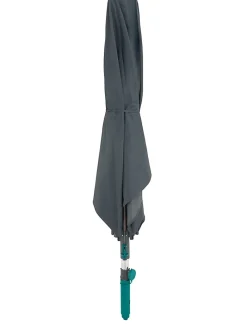 Etendoir À Linge|Leifheit Séchoir parapluie extérieur avec toit étanche et douille de fixation, 40 m d'étendage, noir et gris, LinoProtect 400