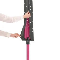 Etendoir À Linge|Brabantia Séchoir parapluie rotatif 50m d'étendage, rose, Lift'O Matic