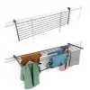 Foxydry Séchoir rabattable extérieur corten 162x63x8 cm Duo