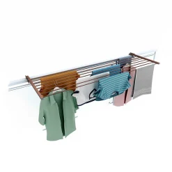 Foxydry Séchoir rabattable extérieur corten 162x63x8 cm Duo
