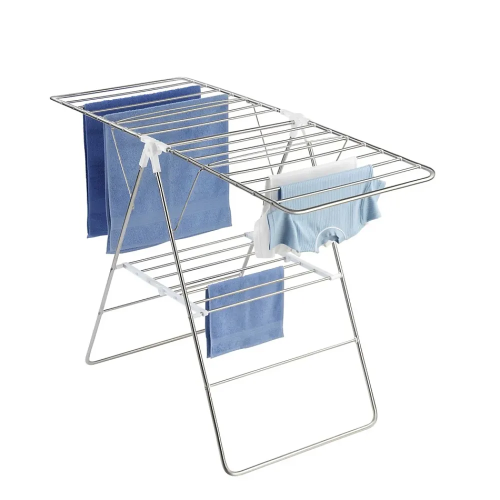 Etendoir À Linge|Wenko Séchoir étendoir en acier ajustable Flex - 15 m d'étandage