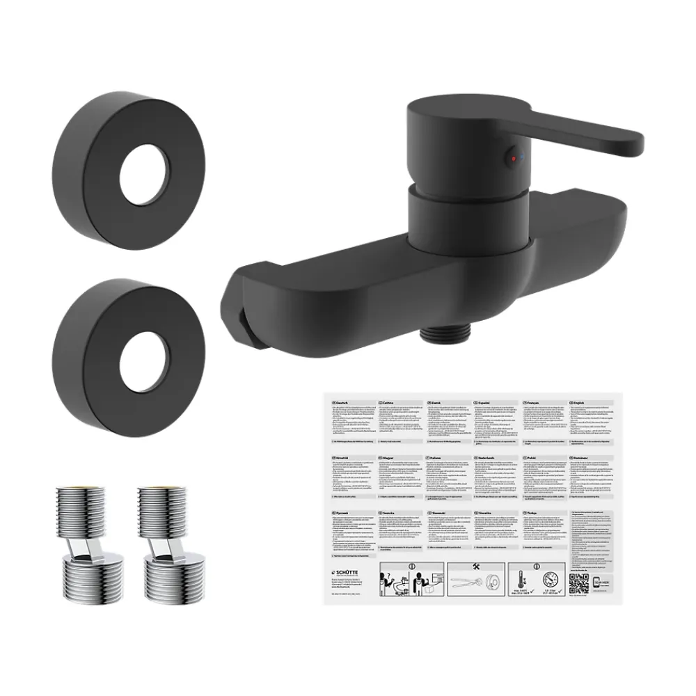 Schütte SCHÜTTE Mitigeur de douche DENVER Noir mat