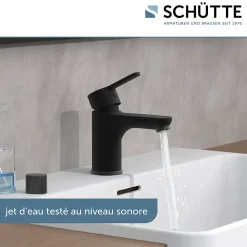 Schütte SCHÜTTE Mitigeur de lavabo DENVER Noir mat