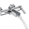 Hansgrohe SCHÜTTE NIAGARA mitigeur monocommande bain avec bec cascade, chromé