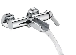 Hansgrohe SCHÜTTE NIAGARA mitigeur monocommande bain avec bec cascade, chromé