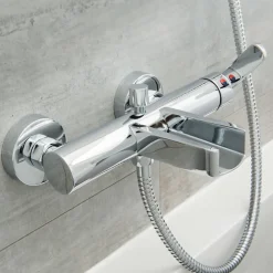 Hansgrohe SCHÜTTE NIAGARA mitigeur monocommande bain avec bec cascade, chromé