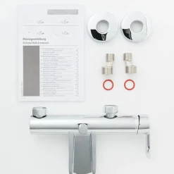 Hansgrohe SCHÜTTE NIAGARA mitigeur monocommande bain avec bec cascade, chromé