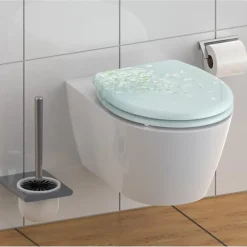 Schütte SCHÜTTE Siège de toilette avec fermeture en douceur FLOWER IN THE WIND 438779