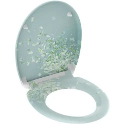 Schütte SCHÜTTE Siège de toilette avec fermeture en douceur FLOWER IN THE WIND 438779