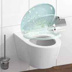 Schütte SCHÜTTE Siège de toilette avec fermeture en douceur FLOWER IN THE WIND 438779
