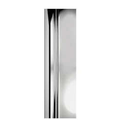 Schulte pare-muret douche - 120 x 100 - paroi de douche - verre de sécurite 5 mm -transparent - anticalcaire - chromé