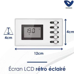 Sèche-Serviettes Électrique|Voltman Seche-serviettes 500 W