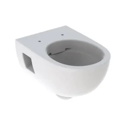 Wc Suspendu|Geberit Selnova Cuvette suspendue sans bride en céramique blanche (501.545.01.1)