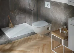 Wc Suspendu|Geberit Selnova Cuvette suspendue sans bride en céramique blanche (501.545.01.1)