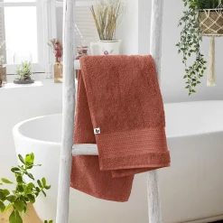 Serviette De Bain|L'Effet Papillon Serviette 50 x 90 cm GARANCE Terracotta