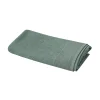 GoodHome Serviette de bain vert de gris Koros 140 x 70 cm
