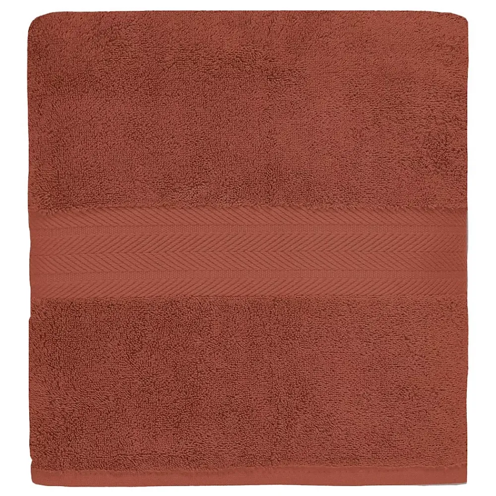 Sensei Maison Serviette de toilette 550 g/m² Terracota 50x100 cm LUXURY