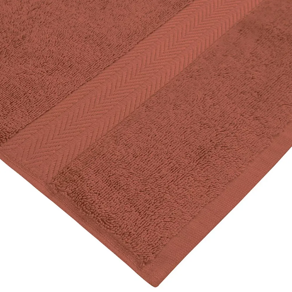 Sensei Maison Serviette de toilette 550 g/m² Terracota 50x100 cm LUXURY