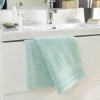 Serviette De Toilette|Douceur D'Intérieur Serviette de toilette 50 x 90 cm eponge unie tendresse Celadon