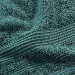 Serviette De Toilette|Douceur D'Intérieur Serviette de toilette 50 x 90 cm eponge unie tendresse Emeraude