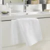 Serviette De Toilette|Douceur D'Intérieur Serviette de toilette 50 x 90 cm eponge unie tendresse Blanc
