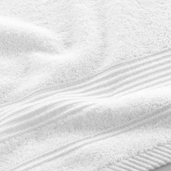 Serviette De Toilette|Douceur D'Intérieur Serviette de toilette 50 x 90 cm eponge unie tendresse Blanc