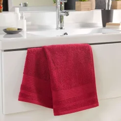 Eden Serviette de toilette 50 x 90 cm Tendresse rouge