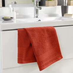Eden Serviette de toilette 50 x 90 cm Tendresse marsala