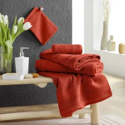 Eden Serviette de toilette 50 x 90 cm Tendresse marsala