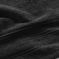Serviette De Toilette|Eden Serviette de toilette 50 x 90 cm Tendresse noir