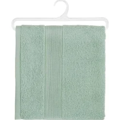 Atmosphera Créateur D'Intérieur Serviette de toilette Essentiel - coton 450 gr/m² - vert céladon 50x90 cm - Atmosphera
