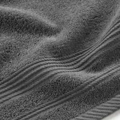 Serviette De Toilette|Eden Serviette de toilette invite 30 x 50 cm Tendresse anthracite