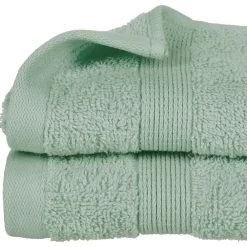 Eden Serviette de toilette invite 30 x 50 cm Couleur moderne celadon