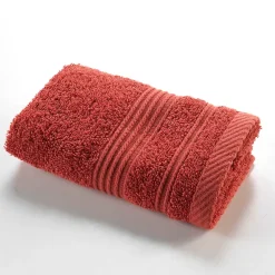 Eden Serviette de toilette invite 30 x 50 cm Tendresse terracotta